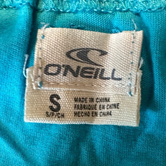 🌸O'Neill Teal Tube Top with Lace Detail - Picture 4 of 6